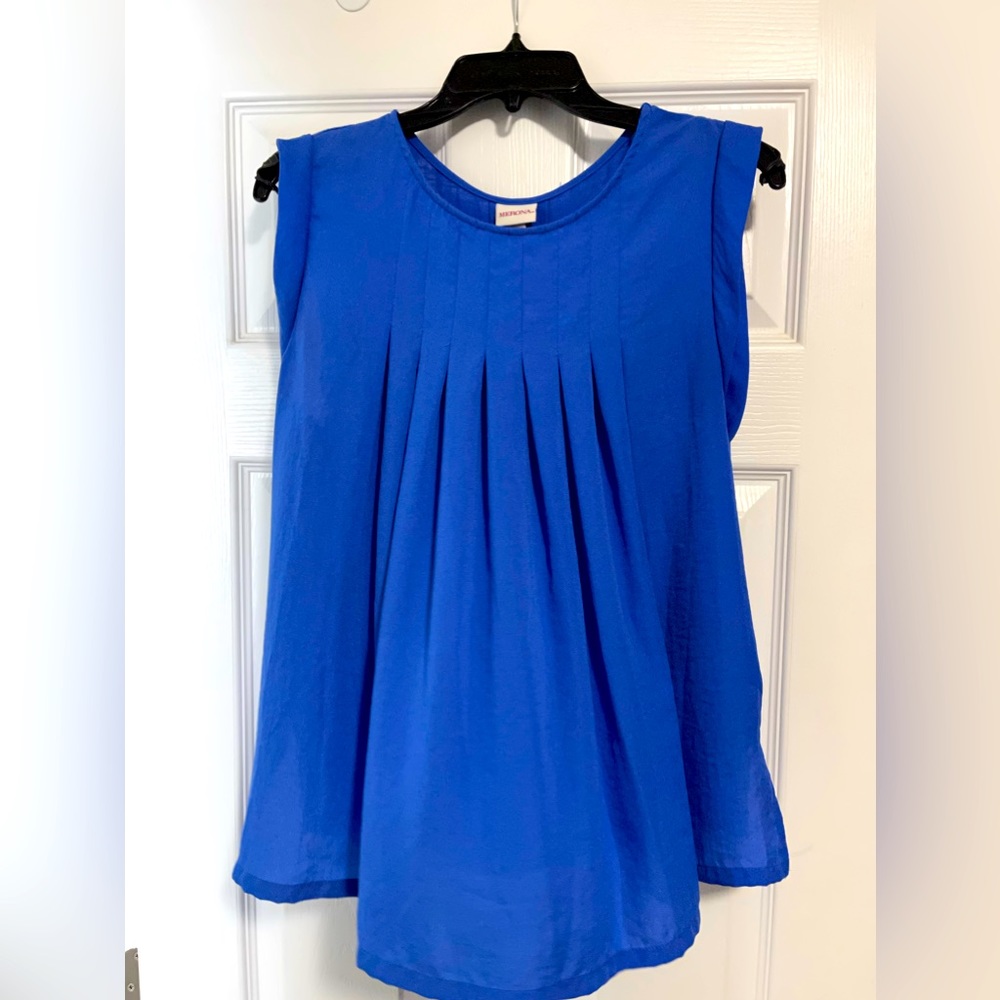 Royal Blue Sleeveless Merona Blouse